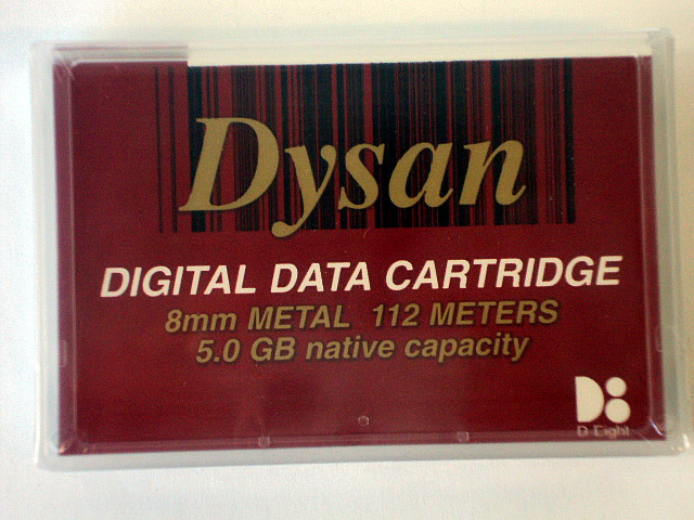 Dysan 8mm Metal 112m 5GB Tape Cartridge